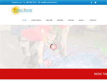 Tablet Screenshot of bounceireland.ie